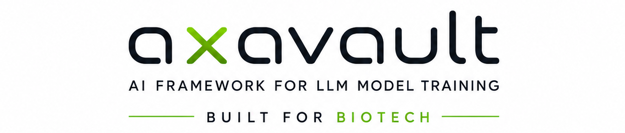 axavault — AI Framework for LLM Model Training, Built for Biotech